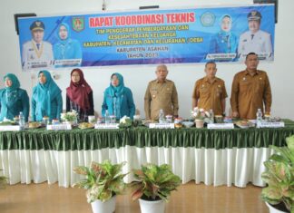Bupati Buka Rakornis TP PKK Kabupaten Asahan di Kecamatan Aek Kuasan