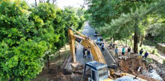 Jalan Amblas Gajah Mada – Tiban, Masyarakat Dihimbau Tetap Berhati-hati