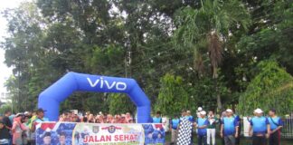 Meriah HUT Korpri Ke 52 Bupati Asahan Lepas Gerak Jalan Santai