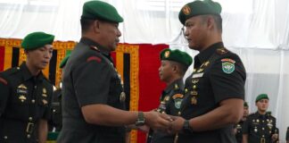 Eks Danyon Raider Letkol Andi Dilantik Danrem Jadi Dandim Aceh Tamiang
