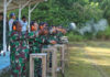 Jaga Daerah Perbatasan, Prajurit Lanud RSA Natuna Tingkatkan Kemahiran dan Ketangkasan Menembak