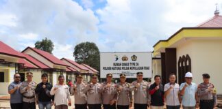 Karomonev Brigjen Pol. Dr. Hadi Utomo Tinjau Pembangunan Rumah Dinas Polri di Natuna