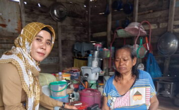 Dinas Sosial Lingga Salurkan Alat Bantu Untuk Penyandang Disabilitas