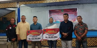 Bupati Natuna Berikan Bonus untuk Atlet Berprestasi Popda dan Porprov 2022