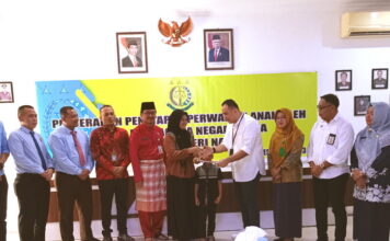 Kejari Natuna Menyelenggarakan Penyerahan Penetapan Perwalian Anak