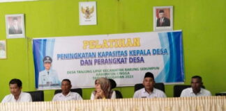 Pemerintah Desa Kecamatan Bakung Serumpun Menggelar Pelatihan Kapasitas Aparatur Desa