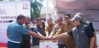 Bawaslu Asahan Laksanakan Apel Pengawasan Tahapan Kampanye dan Deklarasi Pemilu Damai Tahun 2024