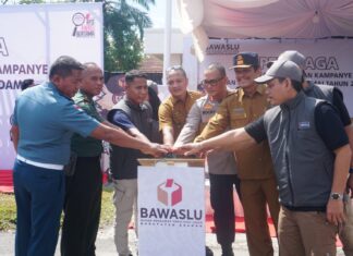 Bawaslu Asahan Laksanakan Apel Pengawasan Tahapan Kampanye dan Deklarasi Pemilu Damai Tahun 2024