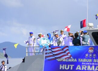 Lanal Tarempa Gelar Upacara Peringatan HUT Armada RI Tahun 2023
