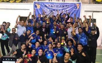 Sinergi Menuju Kota Baru, BP Batam Gelar Volleyball Friendly Match 2023