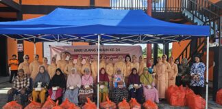 DWP Kantor SAR Natuna Merayakan HUT dengan Aksi Bakti Sosial