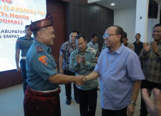 Wakil Komandan Puspomal Bersilaturahmi Dengan Forkopimda Kabupaten Asahan dan Reunian Alumni SMA Simpang Empat
