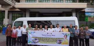 Lagi, Cen Sui Lan Serahkan Bantuan 1 Bus Kampus untuk Yayasan Pancaran Maitri Batam