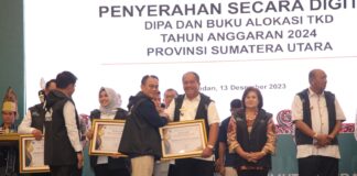 Kabupaten Asahan Terima Penghargaan Penyaluran Dana Desa Terbaik Tahun 2023