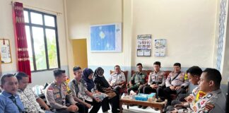 Jaga Kondusifitas Natal dan Tahun Baru, Polsek Serasan Gelar Tatap Muka dengan Tokoh Agama