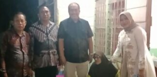 Wakil Bupati Bersama Istri Blusukan ke Kecamatan Meranti Sembari Hadiri Nikahan Warga
