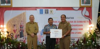 Pemkab Asahan Terima Penghargaan Kabupaten Peduli HAM Provsu