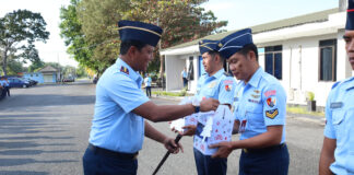 Jelang Nataru, Danlanud Raden Sadjad Natuna Pimpin Apel Khusus