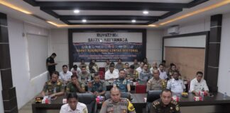 Pastikan Nataru Berjalan Lancar, Polres Lingga Gelar Rakor Lintas Sektoral