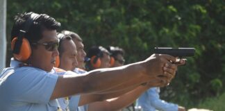 Jaga Kedaulatan Ujung Utara NKRI, Prajurit Lanud Raden Sadjad Natuna Rutin Latihan Menembak