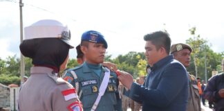 Kapolres Bintan dan Bupati Bintan Pimpin Apel Gelar Pasukan Operasi Lilin Seligi 2023