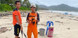 Cuaca Buruk, Kapal TB Bintan Seroja 88 Alami Kecelakaan di Perairan Pantai Padang Melang Jemaja