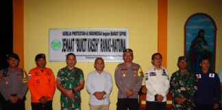 Bersama Forkopimda, Kapolres Natuna Tinjau Gereja-gereja di Kecamatan Bunguran Timur