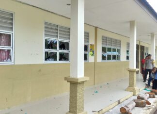 Geger SDN 008 Batu Gajah Dirusak Oknum Tak Bertanggungjawab, Pecahan Kaca Jendela BerhamburanÂ