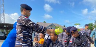 Lanal Ranai Gelar Upacara Penutupan Masa Orientasi Prajurit Remaja