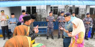 Danlanal Tarempa Tiba di Lanal Tarempa Kepulauan Anambas