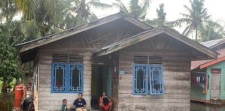 Banjir Merendam Puluhan Rumah Warga di Kampung Bunsur Siak