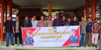 Polres Natuna dan Insan Pers Bersinergi Dukung Pelaksanaan Pemilu Damai