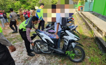 Satlantas Polres Natuna Gelar Penertiban Knalpot Brong untuk Keamanan Pengendara