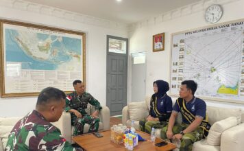 Danlanal Ranai Terima Duta Putera Puteri Maritim Indonesia