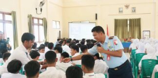 Danlanud Raden Sadjad Ajak Generasi Muda Natuna Bergabung Menjadi TNI AU