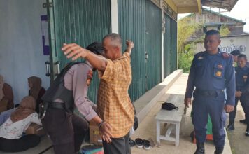 Polres Lingga Jaga Ketat Pelipatan Surat Suara Pemilu 2024