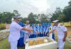 Sambut Hari Dharma Samudera, Prajurit Lanal Ranai Ziarah ke Taman Makam Pahlawan
