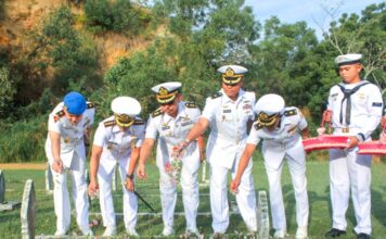 Danlanal Lhokseumawe Pimpin Upacara Ziarah Dan Tabur Bunga Jelang Hari Dharma Samudera Tahun 2024