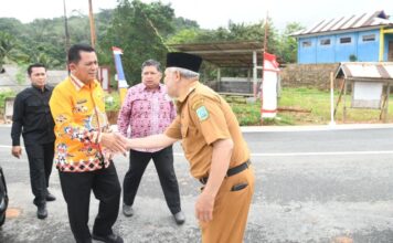Dorong Peningkatan Akses Masyarakat, Gubernur Ansar Resmikan Jalan Letung – Kuala Maras