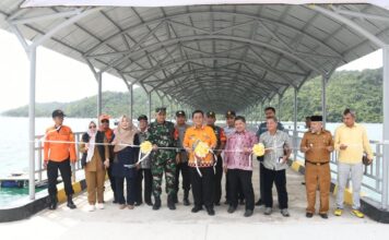 Gubernur Ansar Resmikan Pelabuhan Penumpan Regional Kuala Maras