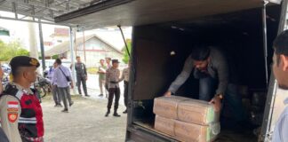 Polres Natuna Kawal Logistik Pemilu