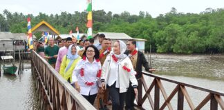 Cen Sui Lan Resmikan Objek Wisata Mangrove Sambok Bestari di Desa Batu Gajah, Natuna