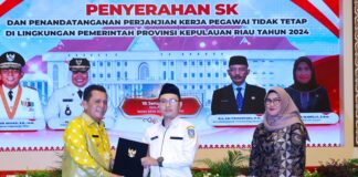 1.784 PTT Pemprov Kepri Terima Perpanjangan Kontrak, Gubernur Ansar Ingatkan Perkuat Etos Kerja