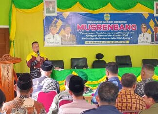 Buka Musrenbang di Kecamatan Bakung Serumpun, Nizar Sampaikan Kinerja Desa