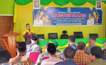 Buka Musrenbang di Kecamatan Bakung Serumpun, Nizar Sampaikan Kinerja Desa