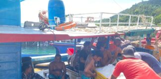 Danposal Sabang Mawang Komsos Bersama Nelayan