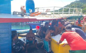 Danposal Sabang Mawang Komsos Bersama Nelayan