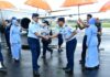 Danlanud Raden Sadjad Natuna Sambut Kunjungan Kerja Kasau dan Ketum PIA AG