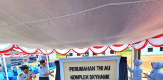 Kunjungi Natuna, Kasau Resmikan 22 Unit Perumahan dan 2 Mess Prajurit di Lanud Raden Sadjad