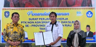 Gubernur Ansar Serahkan SK 211 PTK Non ASN di Lingga